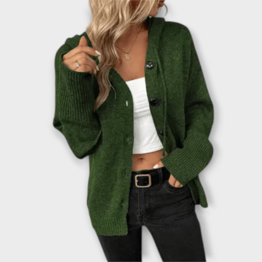 Brittan - Pull en tricot avec boutons