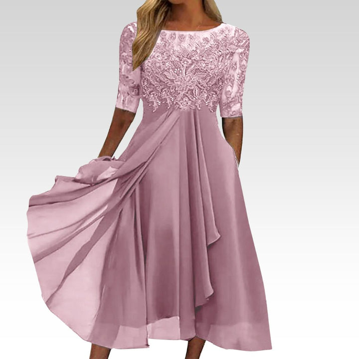 Harper™ | Robe midi en dentelle élégante