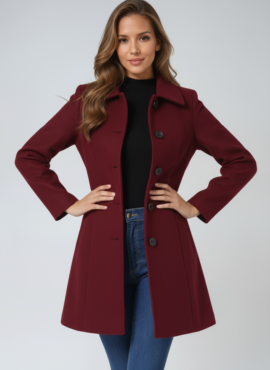 Birgit™ | Manteau d'hiver avec patte de boutonnage