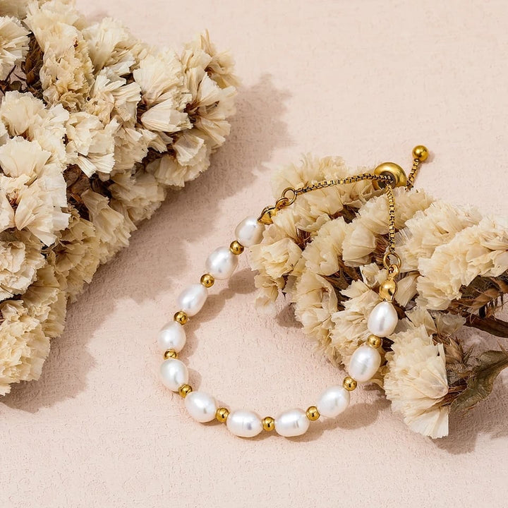 Bracelet Romantique Élégant avec Perles