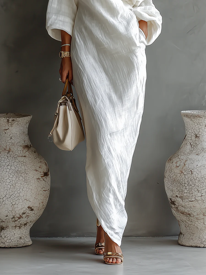 Elise™ | Robe maxi élégante et asymétrique