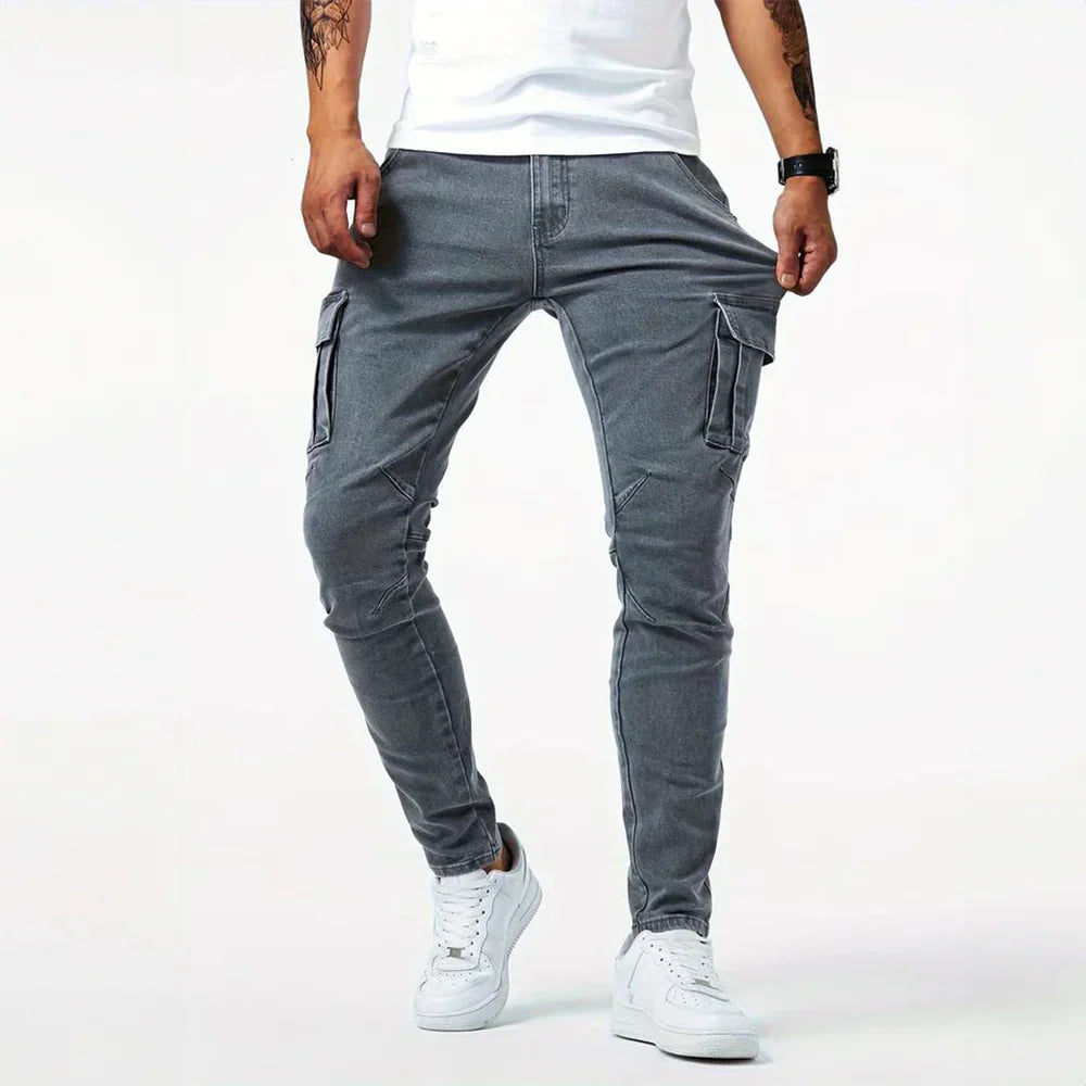 ALEX™ | JEANS CARGO ÉLASTIQUES