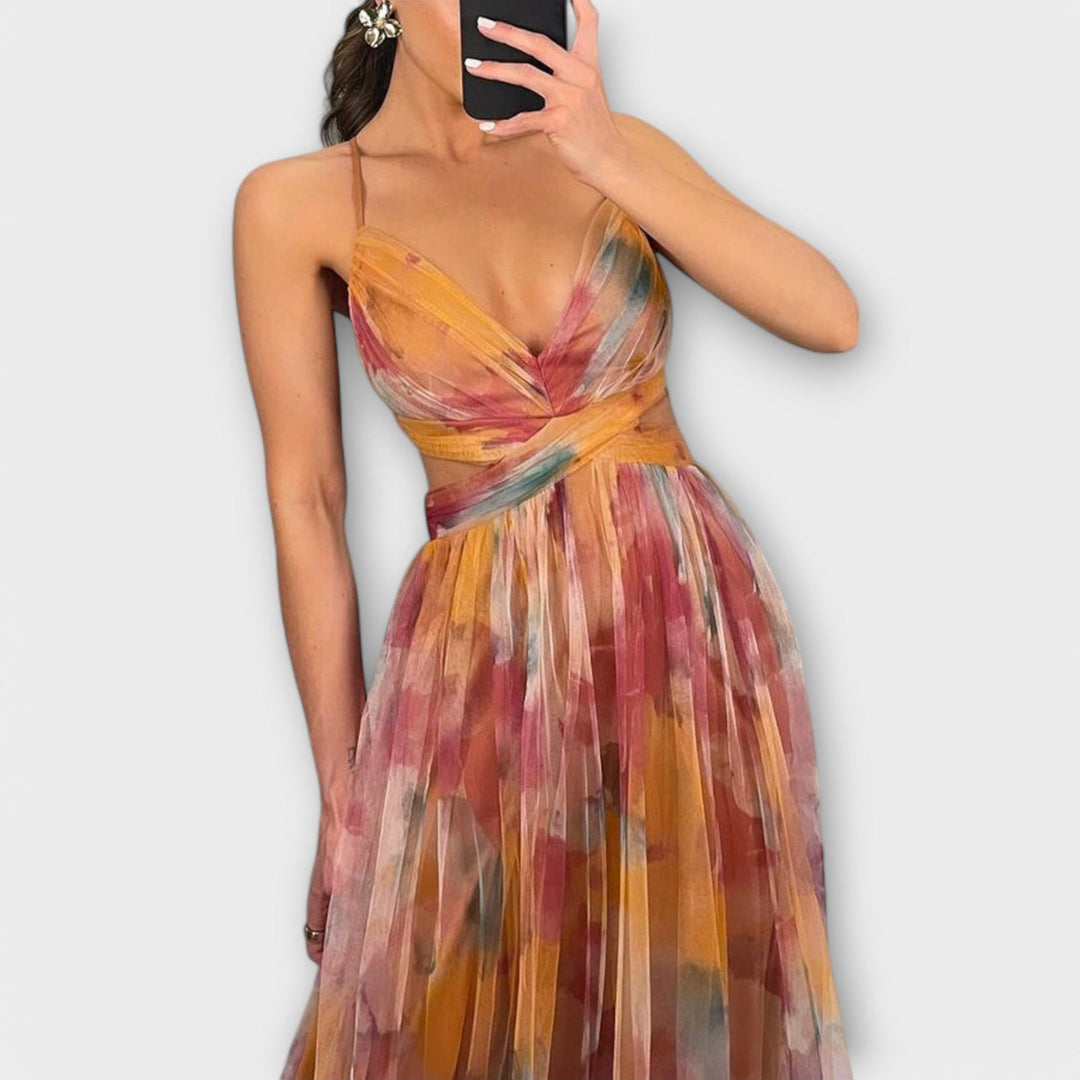 Annai | Robe Longue Artisanale Élégante