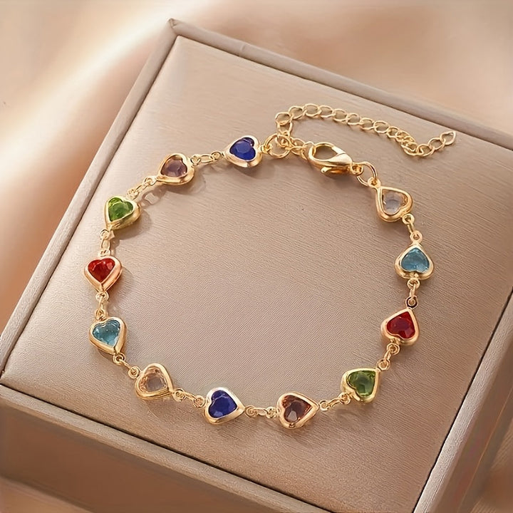 Bracelet en forme de cœur unique