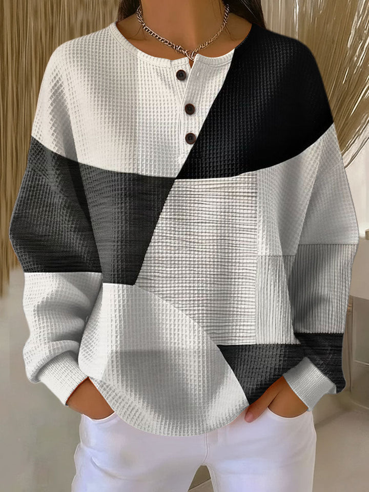 Palmira | Pull à Double Couche Texturé