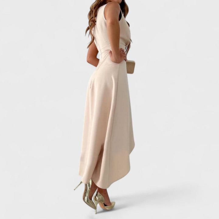 Alessia | Robe Longue Artisanale Élégante pour Femme