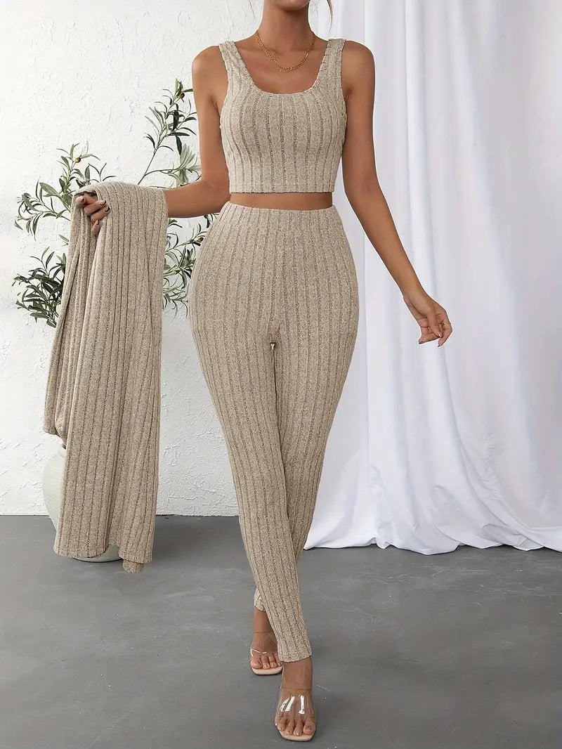 Solène - Chic Ribbed Set