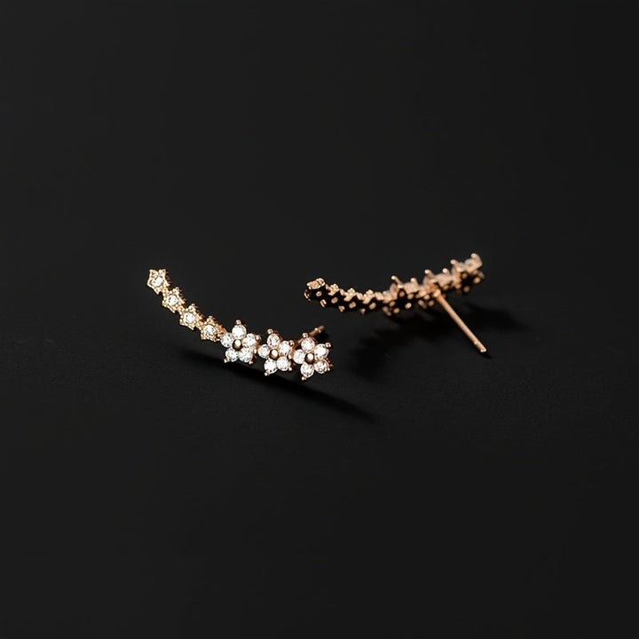 Boucles d'oreilles florales intemporelles