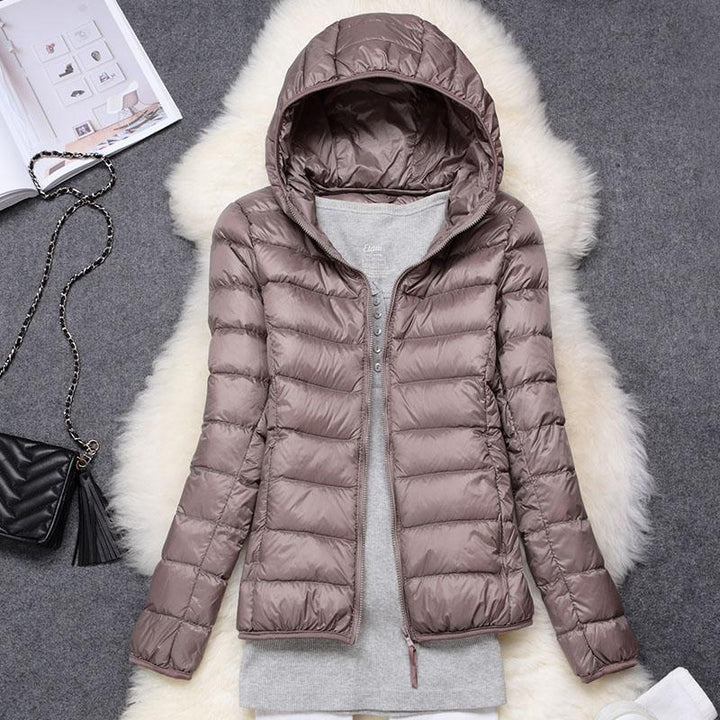 Nathalie | Veste en duvet pour femmes avec capuche