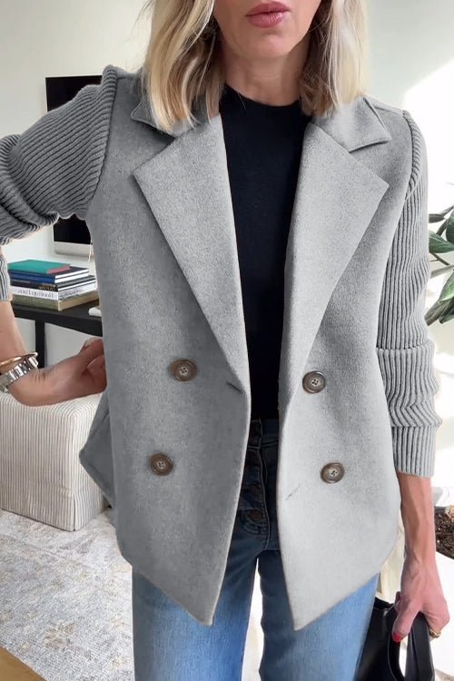 Amora - Veste Élégante avec Manches Tricotées