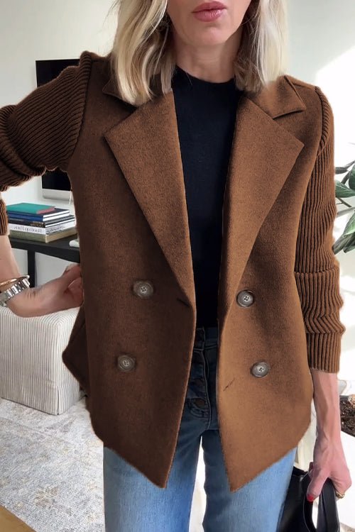 Amora - Veste Élégante avec Manches Tricotées