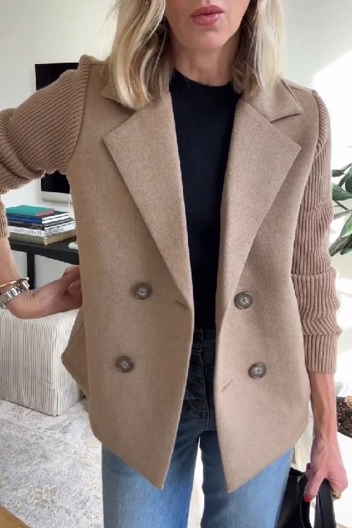 Amora - Veste Élégante avec Manches Tricotées