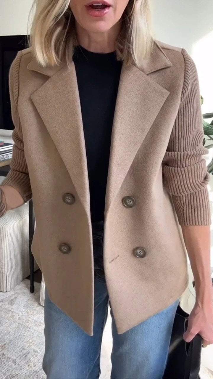 Amora - Veste Élégante avec Manches Tricotées