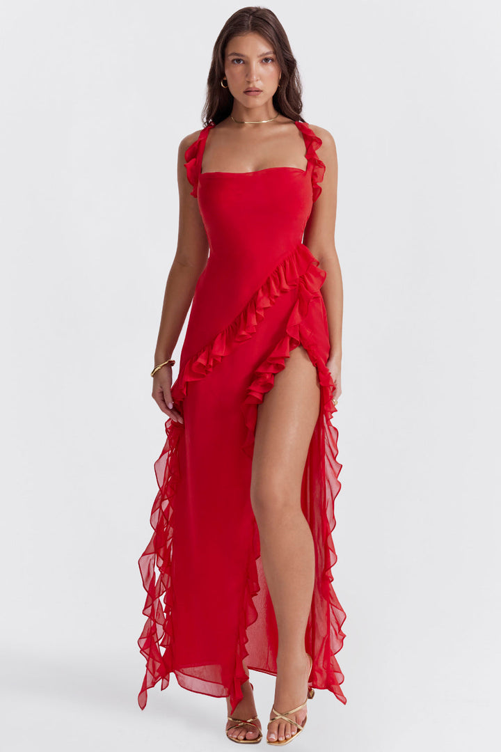 Cia | Robe avec volants et charme