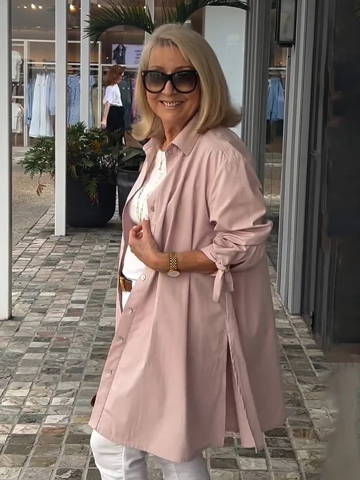 Carlina | Veste Chemise Col Montant