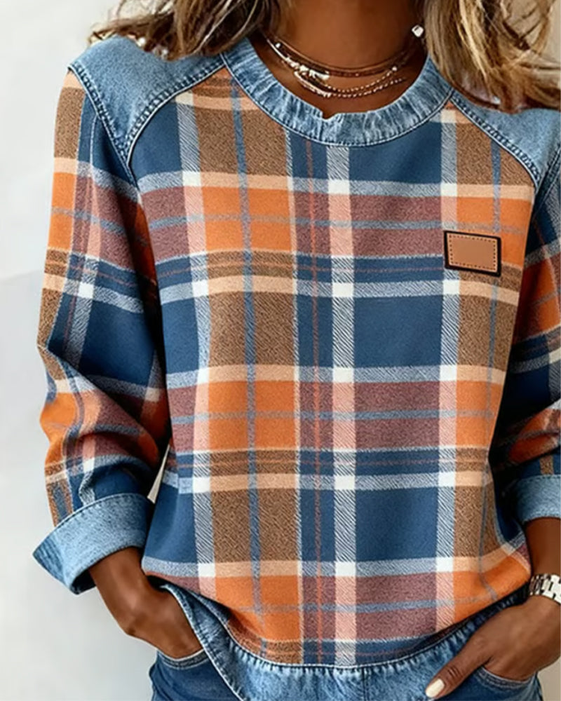 Ivy – Sweat à Motif Patchwork pour Femme