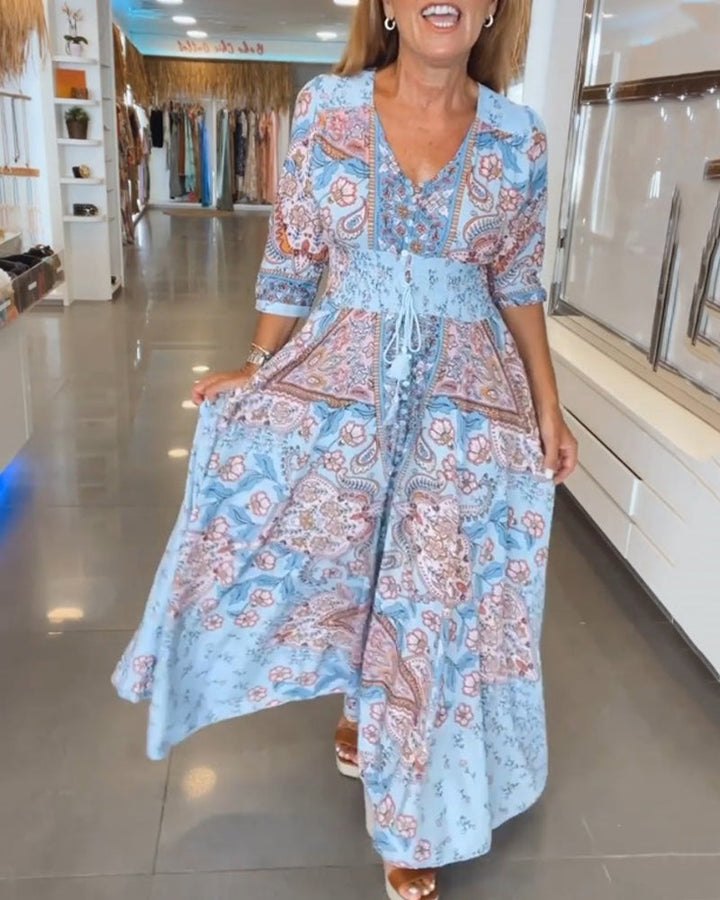 Louna™ | Robe avec Décolleté en V