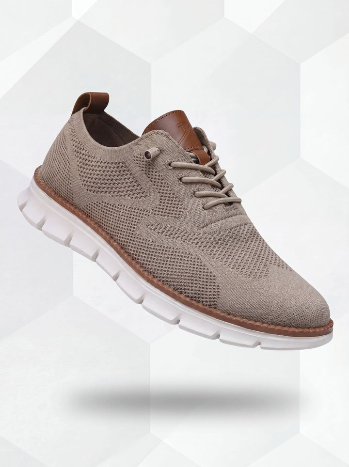 Chaussures Respirantes Ultraconfort : Kaki-Blanc