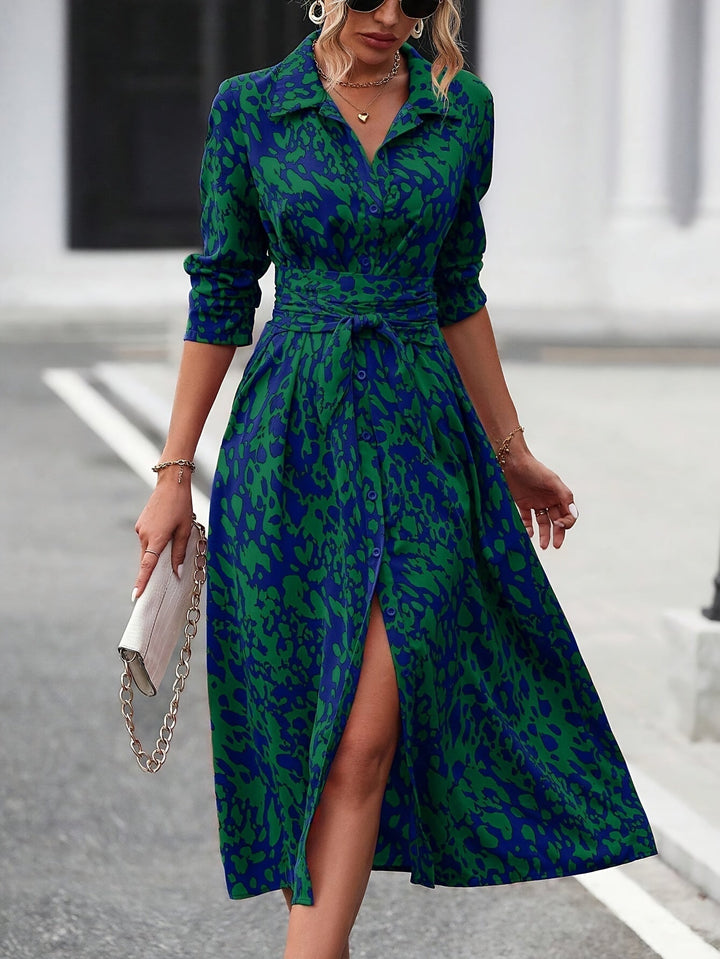 Zafira™ | Robe Chemise Géométrique