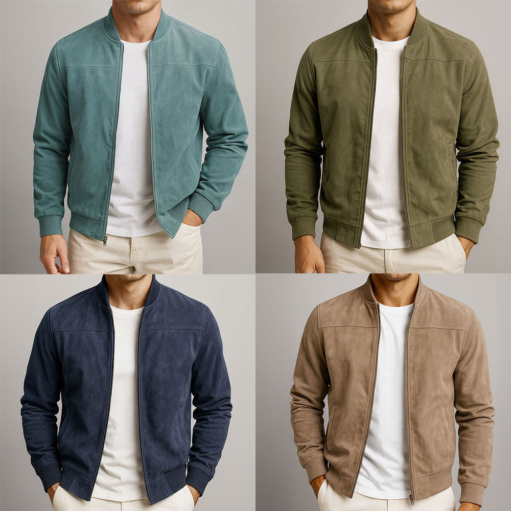 Kaltberg | Veste en faux daim pour hommes