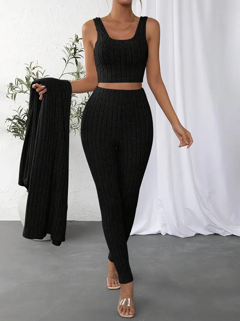 Solène - Chic Ribbed Set