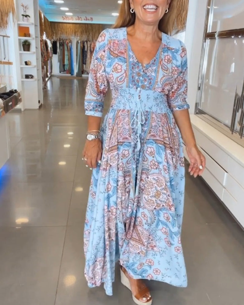 Louna™ | Robe avec Décolleté en V