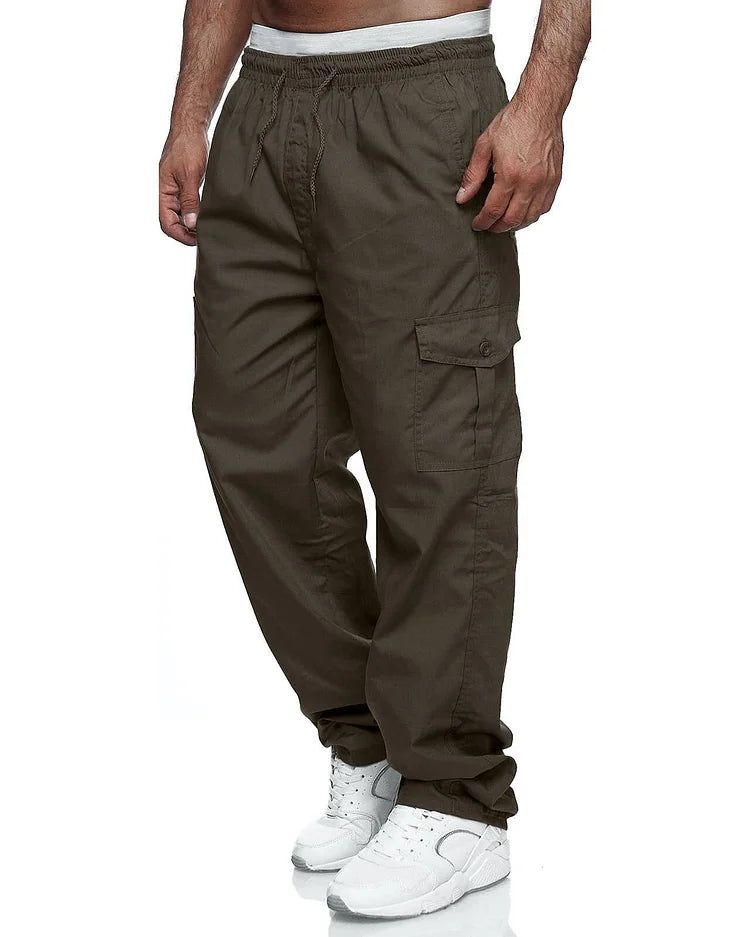 Alexander - Pantalons cargo pour homme, coupe décontractée
