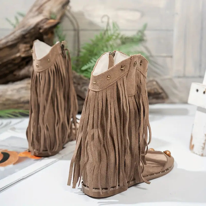 Fringe Sandals