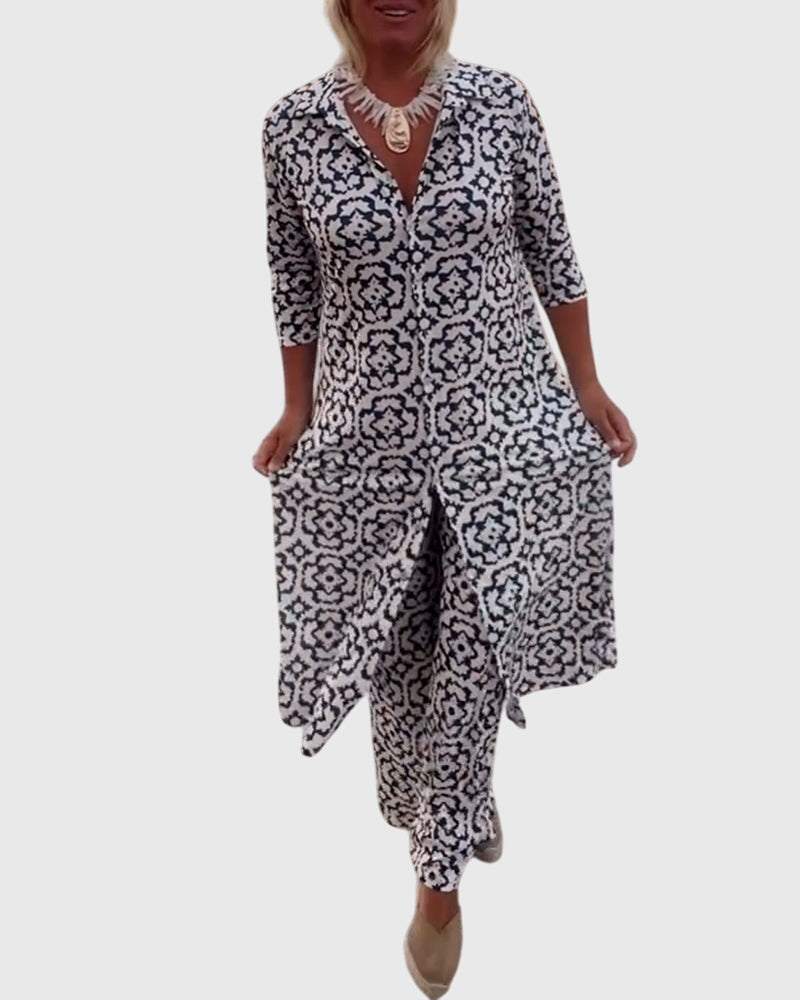 Gabriella™ | Ensemble vintage élégant deux pièces