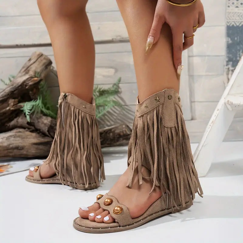 Fringe Sandals