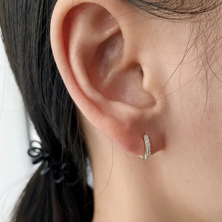 Boucles d'oreilles pendantes en or inspirées par la côte