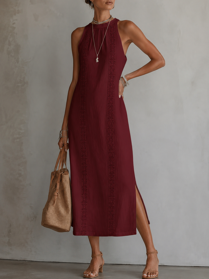 Marit | Robe brodée légère et dissimulante du ventre avec poches