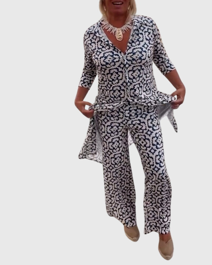 Gabriella™ | Ensemble vintage élégant deux pièces
