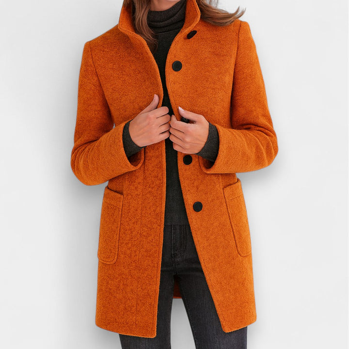 Nela - Manteau élégant avec col haut