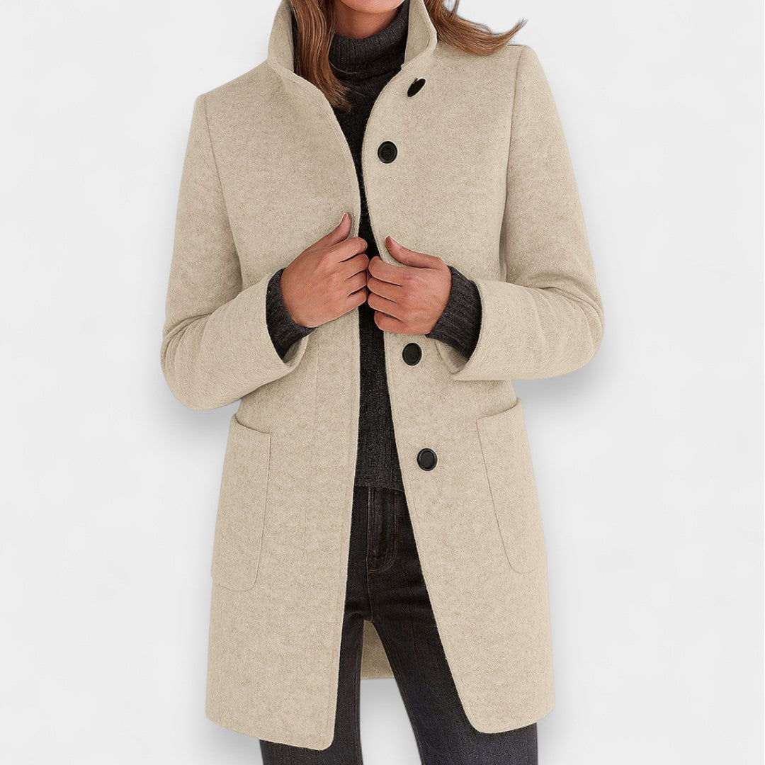 Nela - Manteau élégant avec col haut