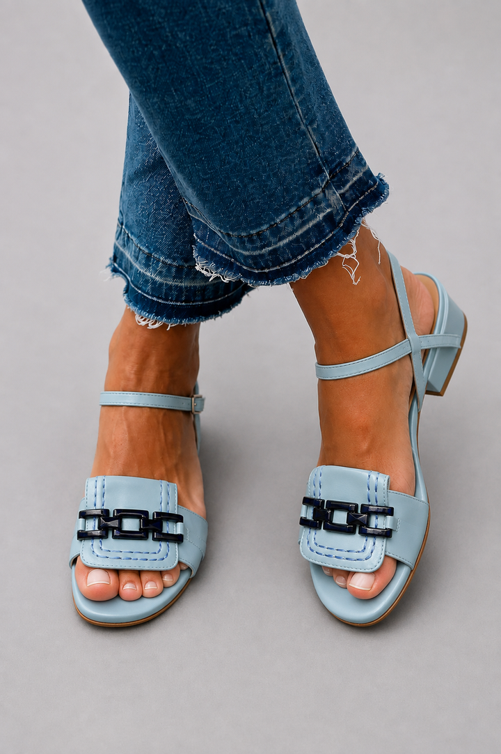 Sandales Azzurra en bleu azur
