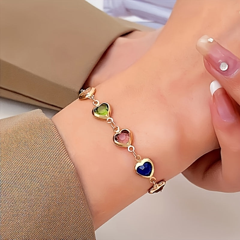 Bracelet en forme de cœur unique