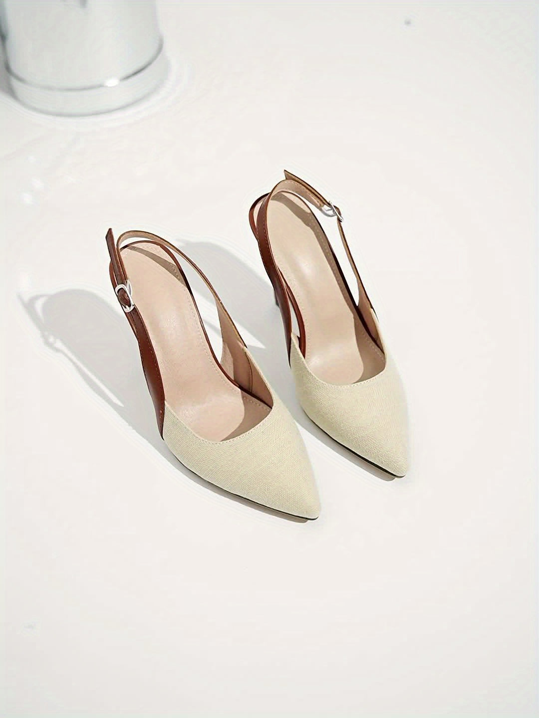 Amélie™ | Slingback Talons avec Couleur Contrastante