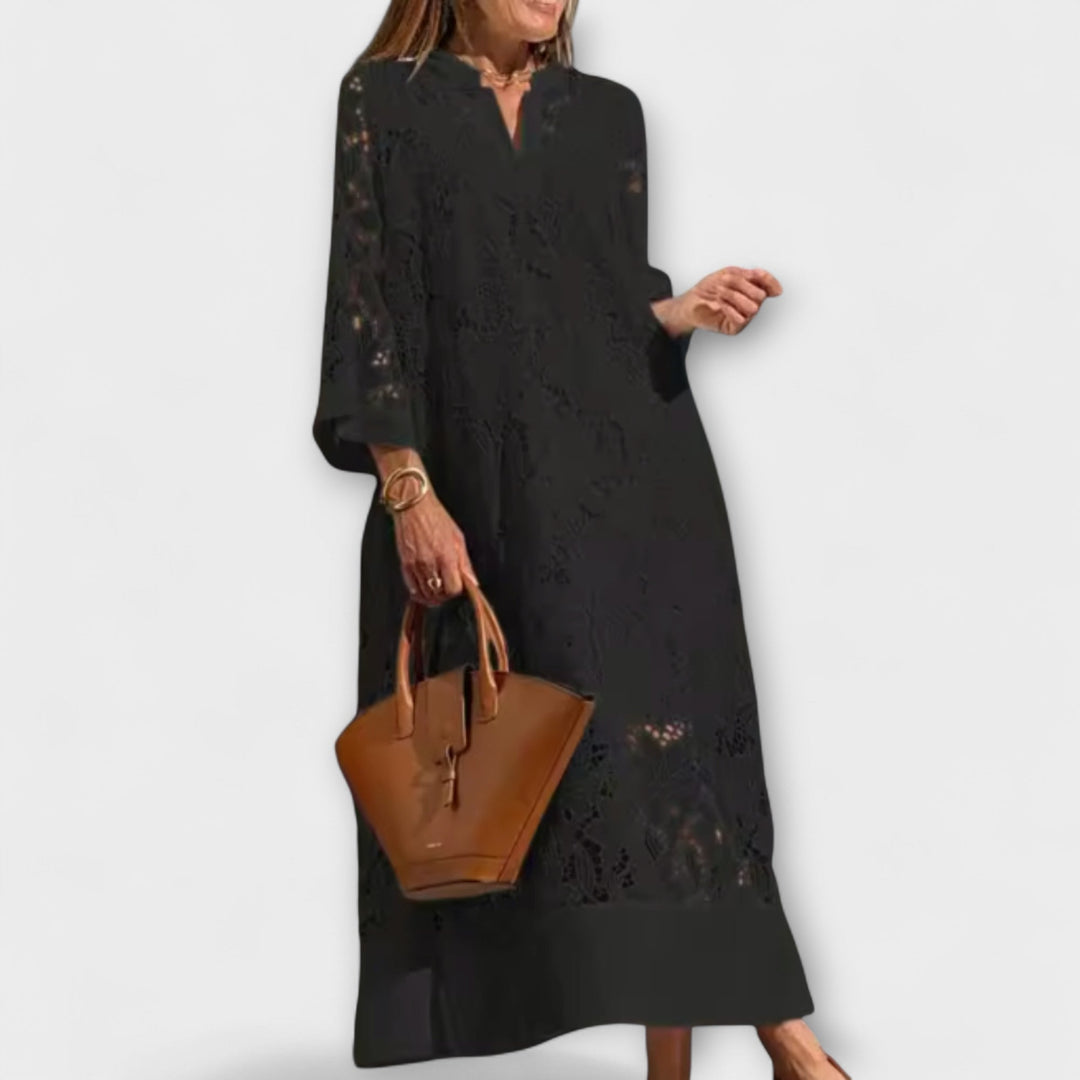 Valmere - Robe avec broderie Dahlia