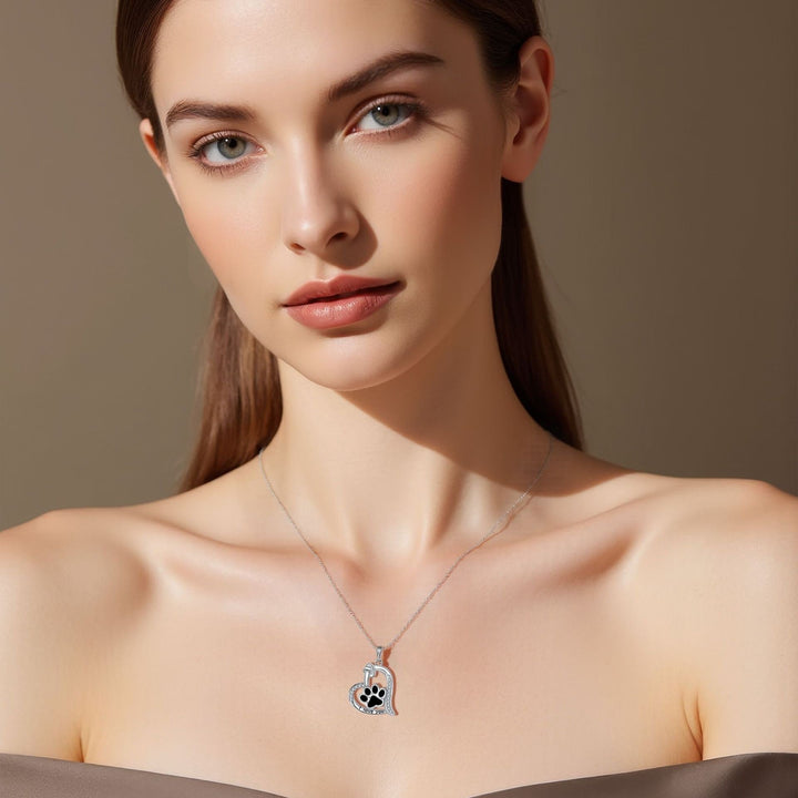 Collier avec Pendentif Empreinte