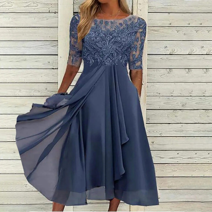 Harper™ | Robe midi en dentelle élégante