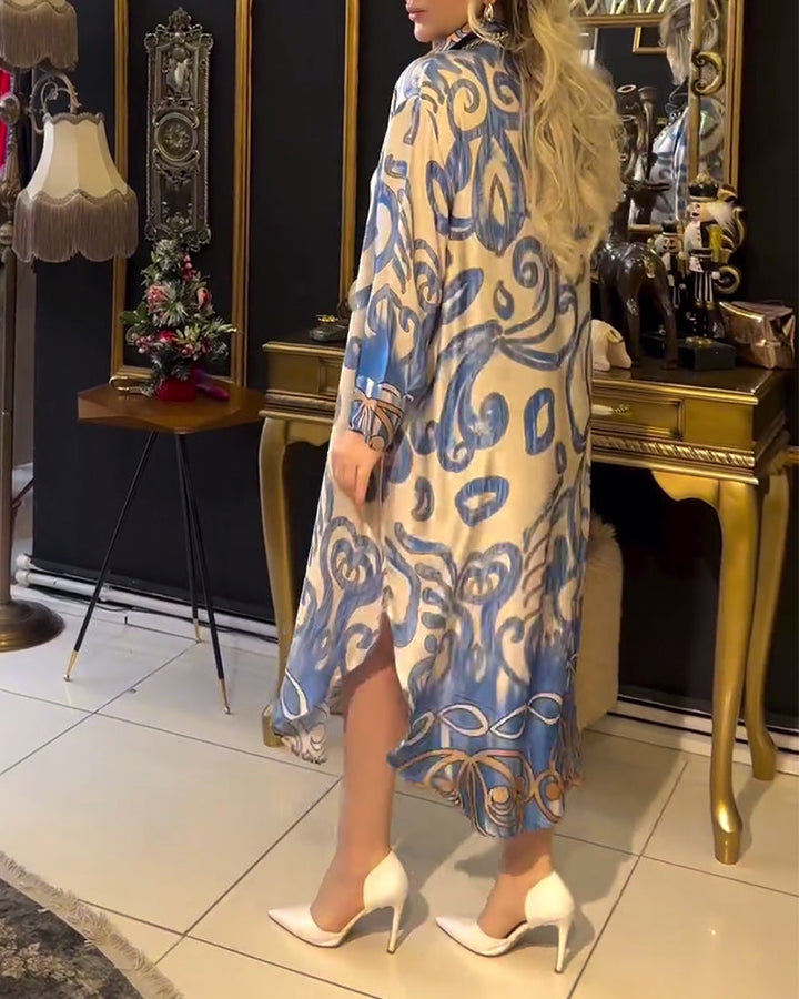 Eliane™ | Robe Chic à Motif