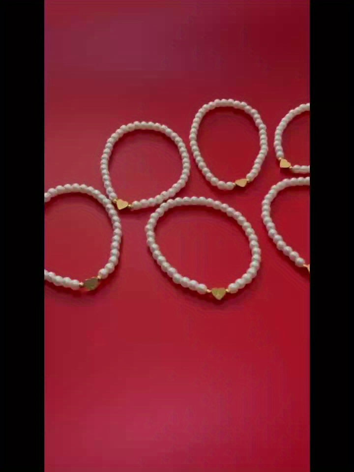 Bracelet Chic avec Initiale en Forme de Cœur (A–Z)