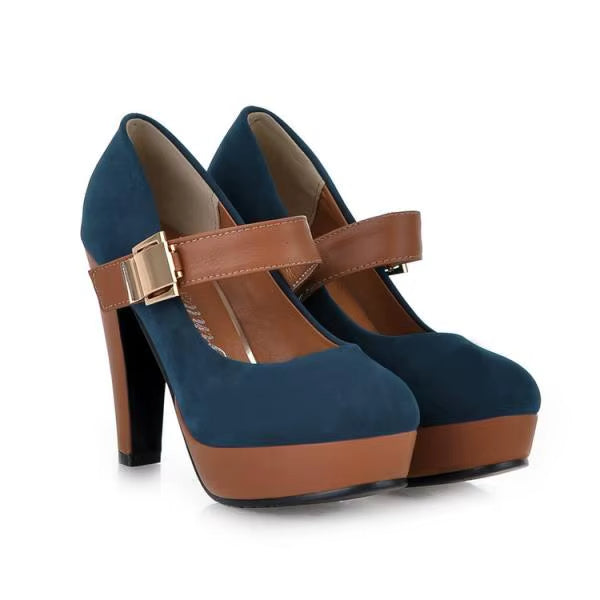 Juli Belle Suede Heels