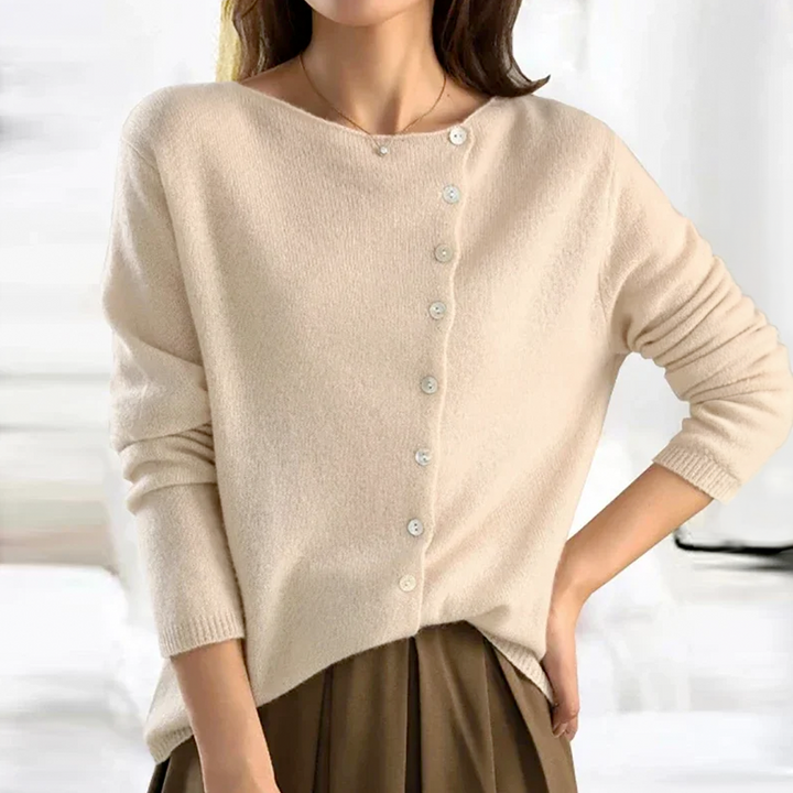 Gia™ | Cardigan Boutonné Élégant