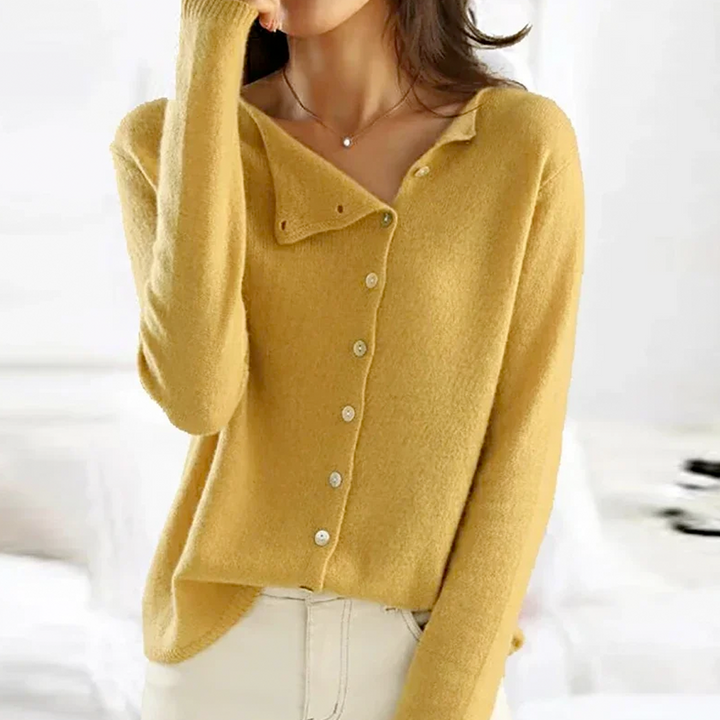 Gia™ | Cardigan Boutonné Élégant