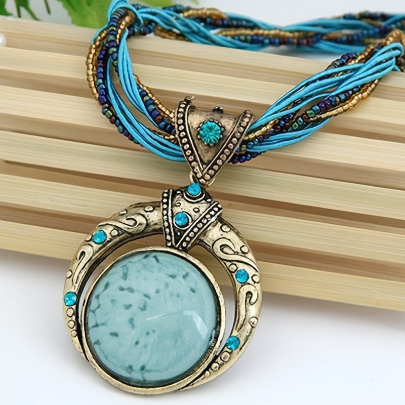 Porte-manteau Boho avec Pendentif