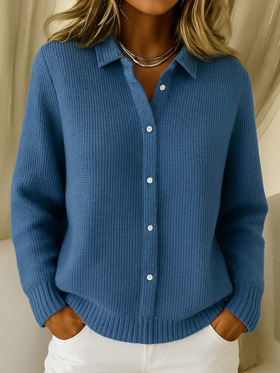 Cardigan Femme en Maille avec Boutons