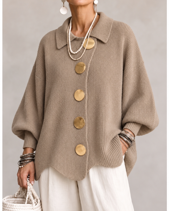 Ardelle™ | Cardigan Oversize avec Col