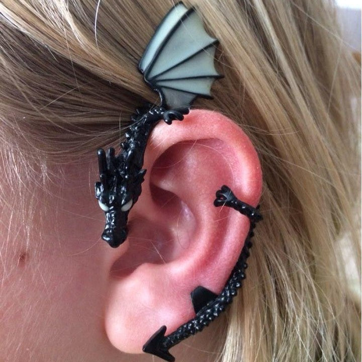 Broche d'Oreille Dragon Luminescent